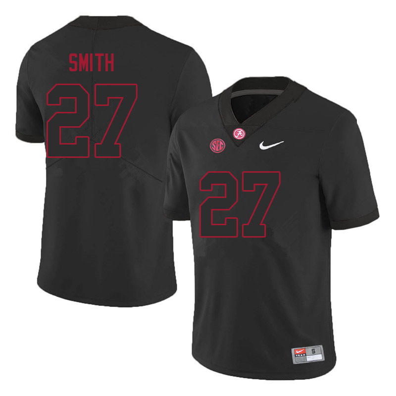 Alabama Crimson Tide Men's Devonta Smith #27 Black NCAA Nike Authentic Stitched 2021 College Football Jersey NB16W23PE